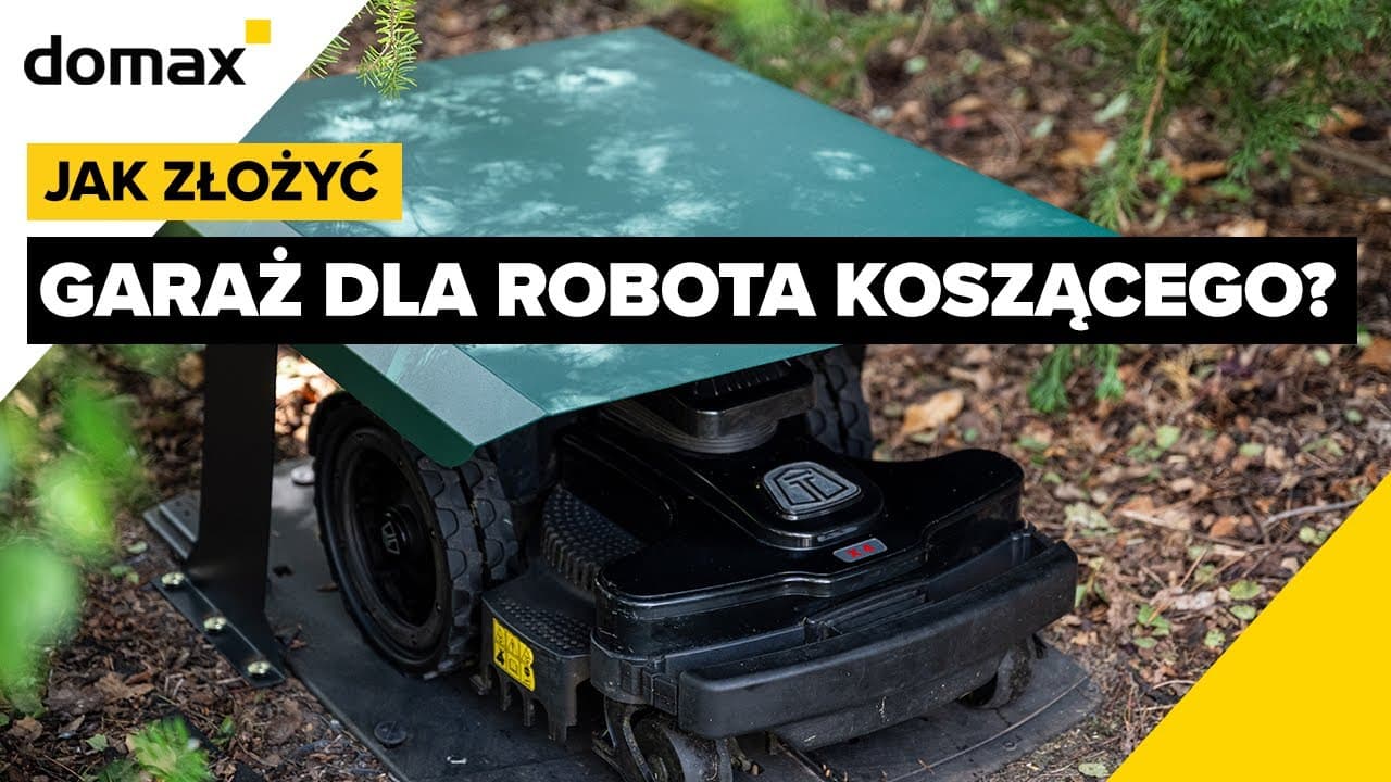 Garáž pro sekačku robotu - jak ji složit?