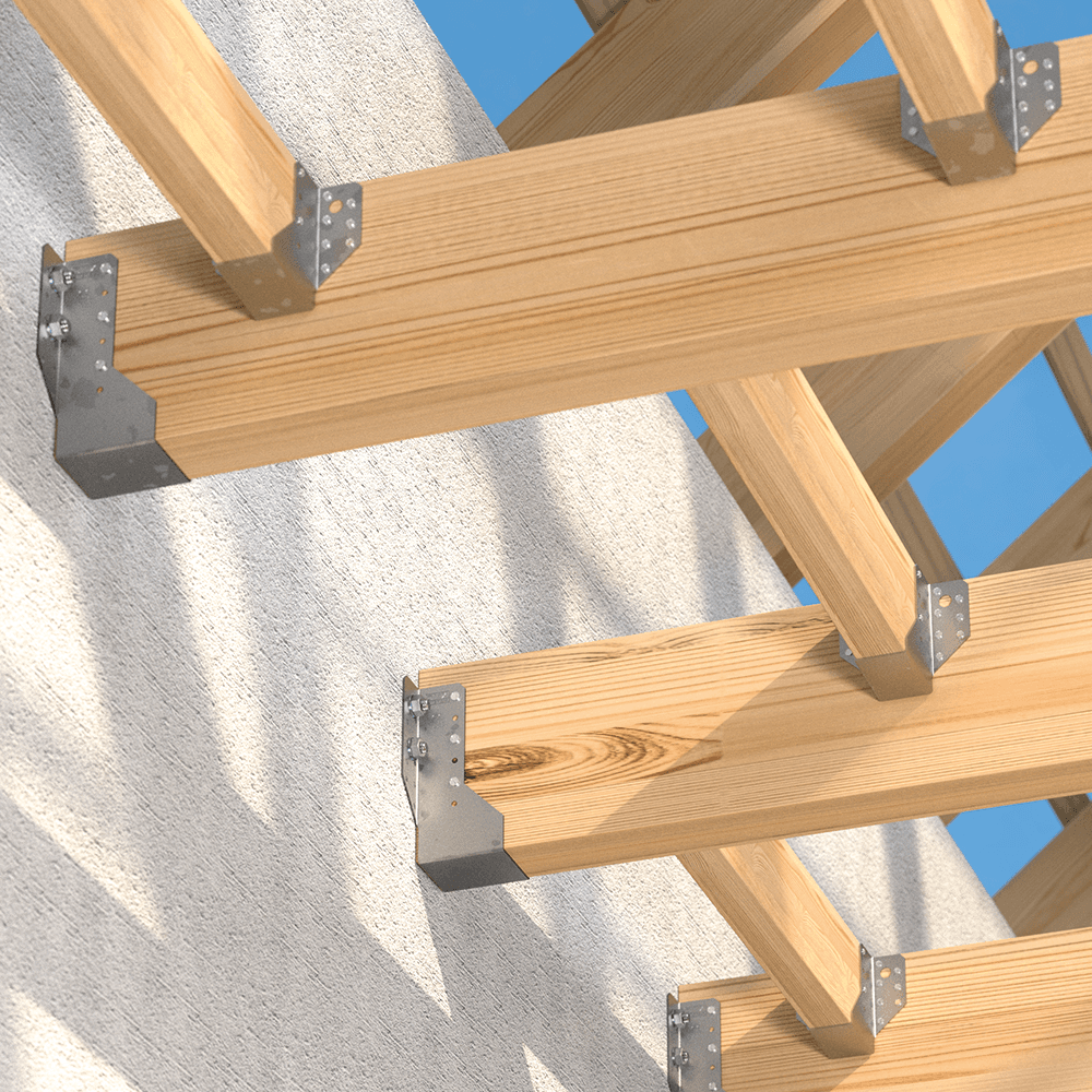 Construir una Pérgola de madera con conectores Simpson 