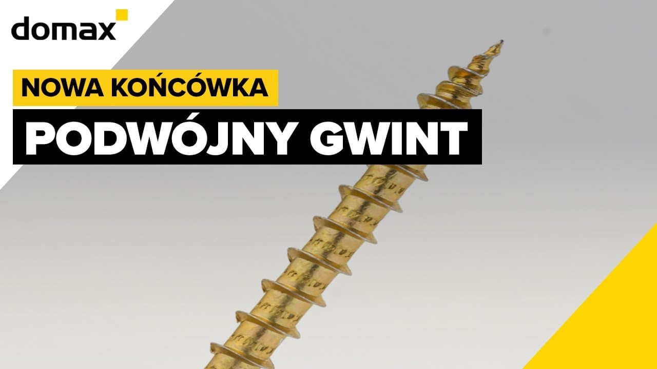 WKRĘTY DOMAX Z NOWĄ KOŃCÓWKĄ Z PODWÓJNYM GWINTEM JUŻ DOSTĘPNE!